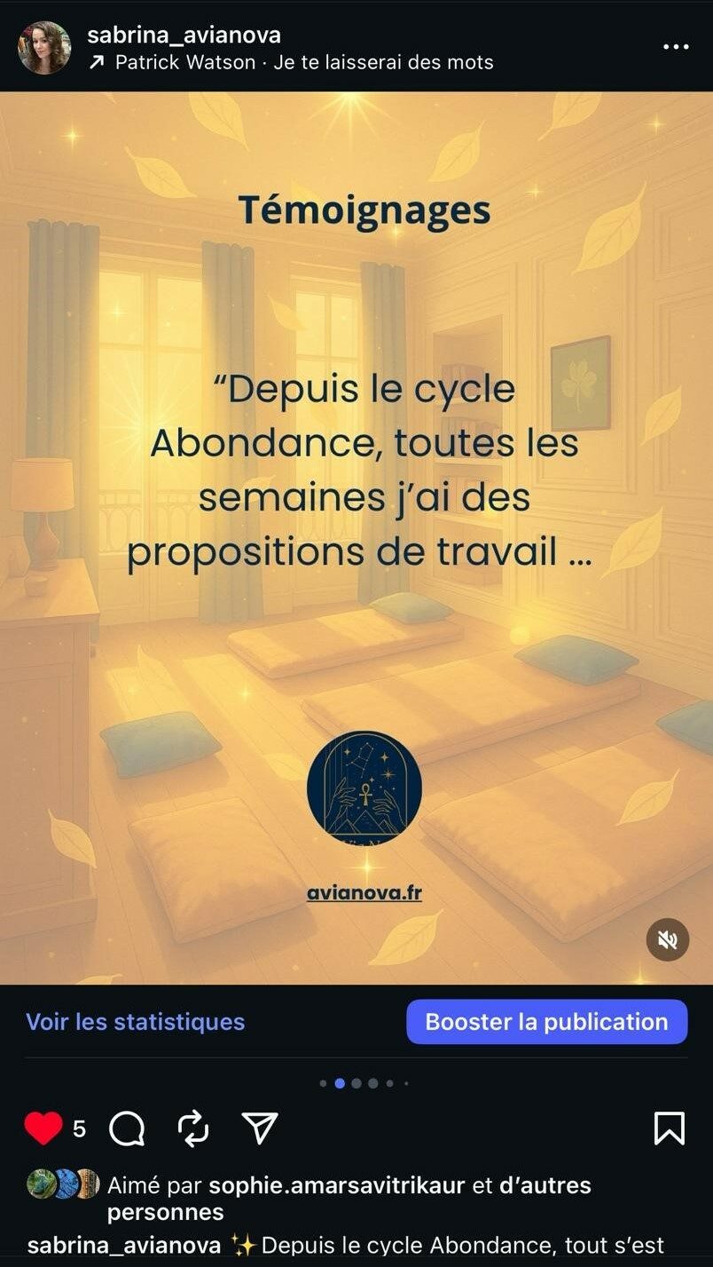 Capture Instagram Témoignage Maya 2